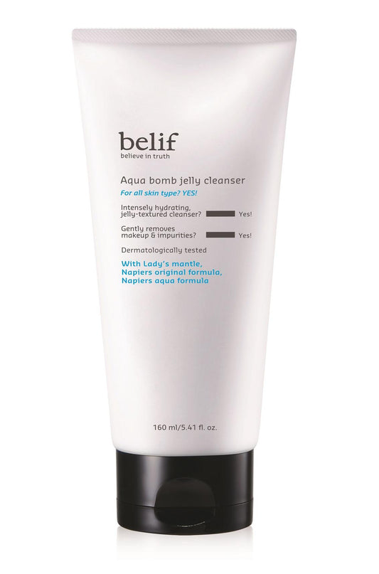 [Belif] Aqua bomb jelly cleanser 160 ml - Premium  from a1d5f7 - Just $29! Shop now at Nsight Aesthetics
