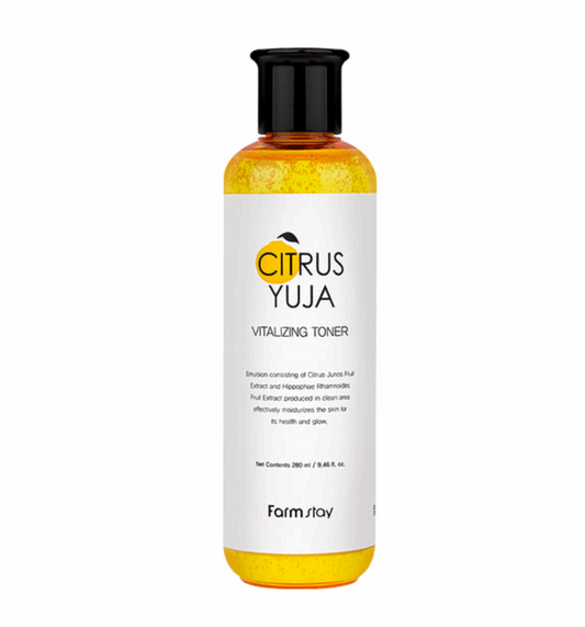 [Farmstay] Citrus Yuja Vitalizing Toner 280ml - Premium  from a1d5f7 - Just $25! Shop now at Nsight Aesthetics