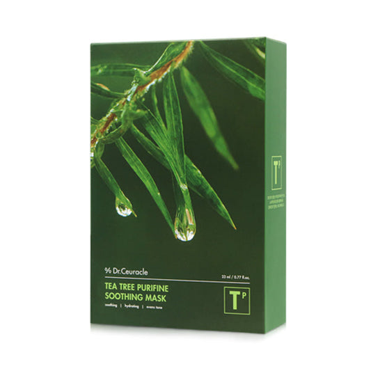 [Dr.Ceuracle] Tea Tree Purifine Soothing Mask 10pcs - Premium  from a1d5f7 - Just $20! Shop now at Nsight Aesthetics
