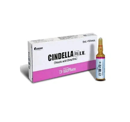 Cindella | Thioctic Acid - (1) 25mg / 4ml Vial - Home Kit - Premium from Nsight Aesthetics - Just $28! Shop now at Nsight Aesthetics