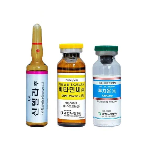 Buy Glutathione 1200mg | Vitamin C 10mg | Cindella 10mg Combo | 3 Single  Vials - Home Kit online