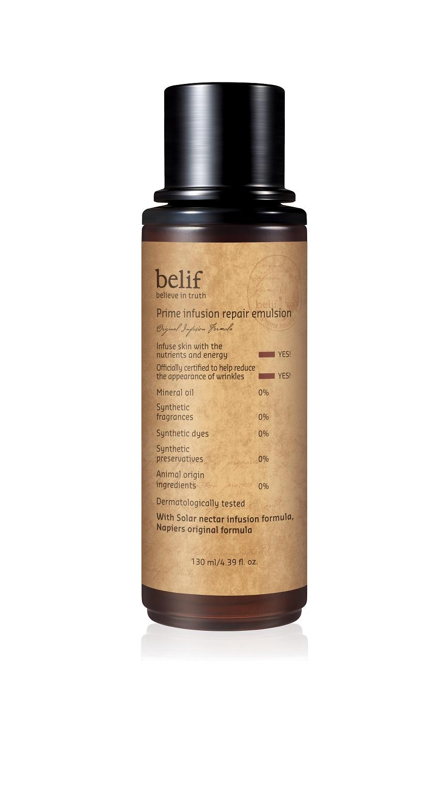 [Belif] Prime infusion repair emulsion 130ml - Premium  from a1d5f7 - Just $60! Shop now at Nsight Aesthetics