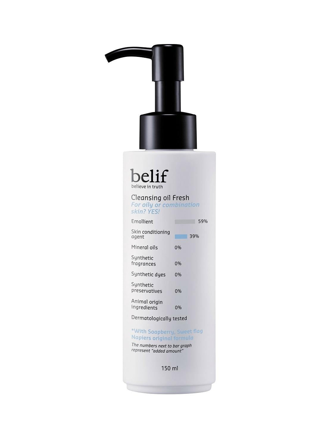 [Belif] Cleansing oil fresh 150 ml - Premium  from a1d5f7 - Just $40! Shop now at Nsight Aesthetics