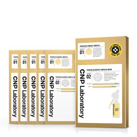 [CNP Laboratory] 2-Step Propolis Energy Ampule Mask (5 Sheets) - Premium  from a1d5f7 - Just $20! Shop now at Nsight Aesthetics