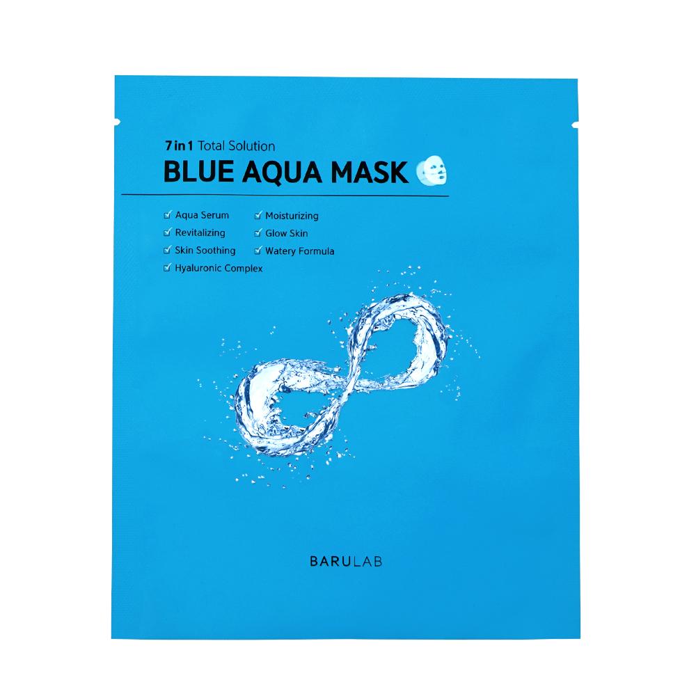 [BARULAB] 7IN1 TOTAL SOLUTION BLUE AQUA MASK - 30g x 10pcs - Premium  from a1d5f7 - Just $30! Shop now at Nsight Aesthetics