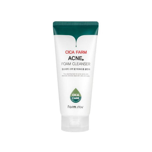 [Farmstay] Cica Farm Acne Foam Cleanser 180ml - Premium  from a1d5f7 - Just $20! Shop now at Nsight Aesthetics