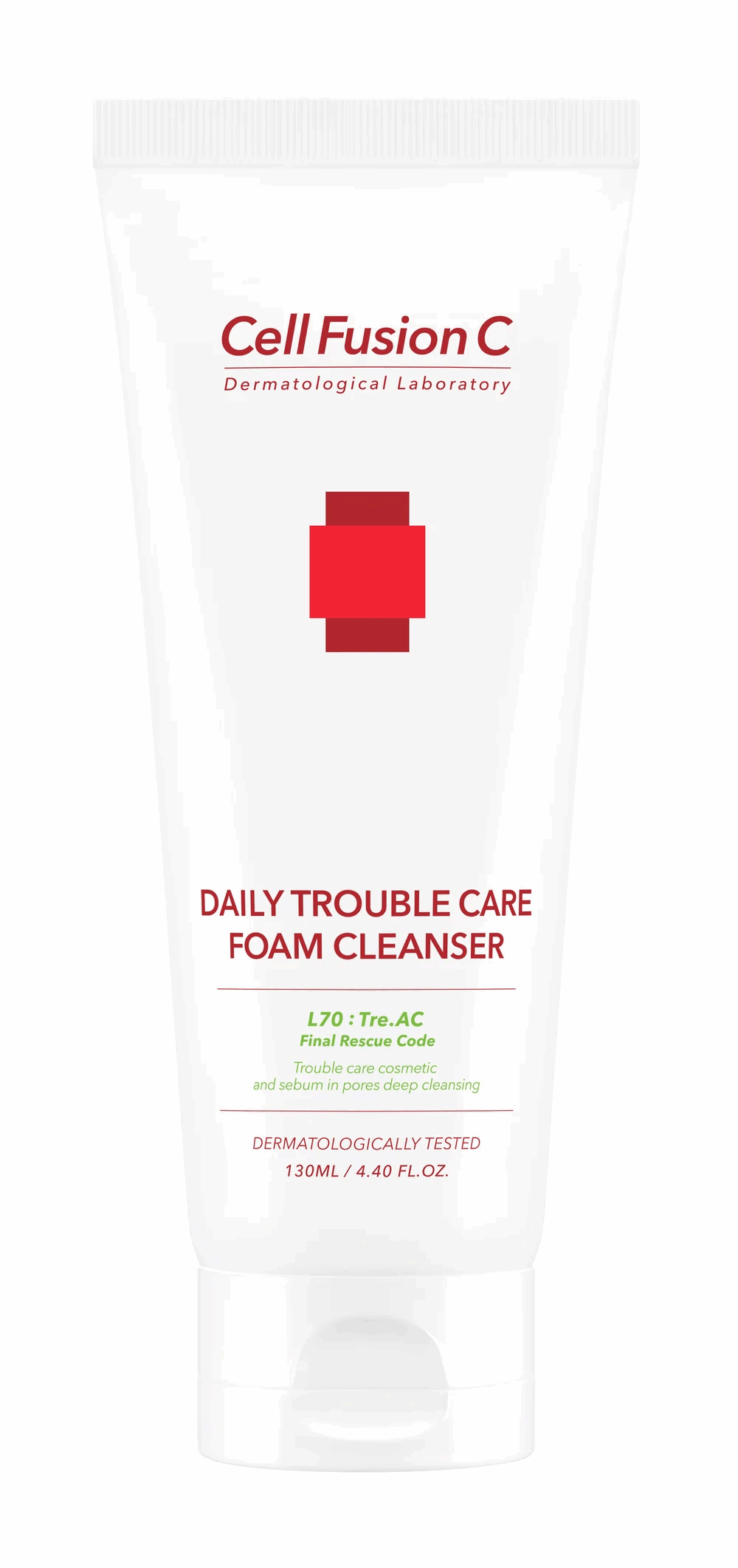 [CellFusionC] TRE.AC Daily Trouble Care Foam Cleanser - 130ml - Premium  from a1d5f7 - Just $24! Shop now at Nsight Aesthetics