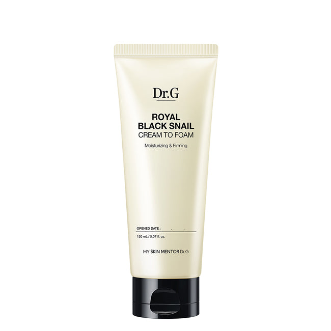 [Dr.G] Royal Black Snail Cream To Foam 150ml - Premium  from a1d5f7 - Just $28! Shop now at Nsight Aesthetics