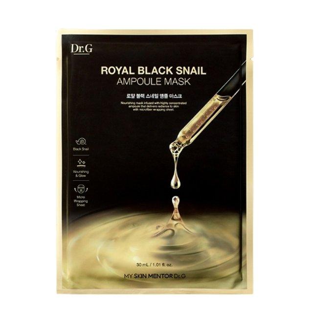 [Dr.G] Royal Black Snail Ampoule Mask 1ea 30ml - Premium  from a1d5f7 - Just $5! Shop now at Nsight Aesthetics