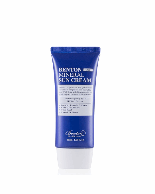 [benton] Skin Fit Mineral Sun Cream SPF50+/PA++++ 50ml - Premium  from a1d5f7 - Just $22! Shop now at Nsight Aesthetics