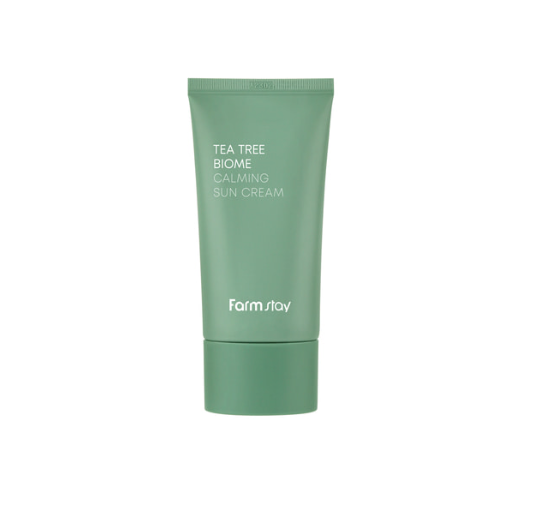 [Farmstay] Tea Tree Biome Calming Sun Cream 50g - Premium  from a1d5f7 - Just $25! Shop now at Nsight Aesthetics