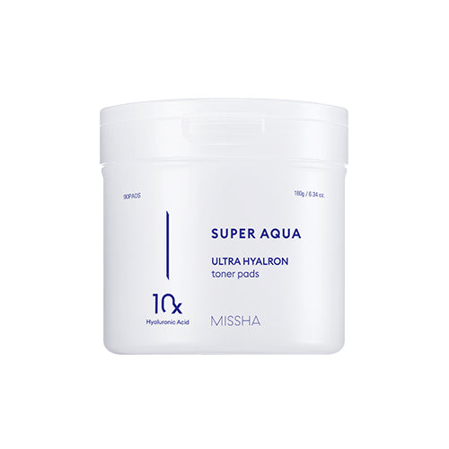 [MISSHA] Super Aqua Ultra Hyalron Toner Pads 180g/ 90pcs - Premium  from a1d5f7 - Just $22! Shop now at Nsight Aesthetics