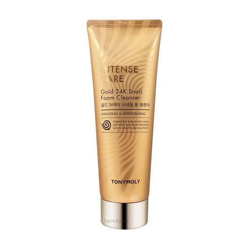 [tonymoly] Intense Care Gold24K Snail Foam Cleanser 150ml - Premium  from a1d5f7 - Just $18! Shop now at Nsight Aesthetics