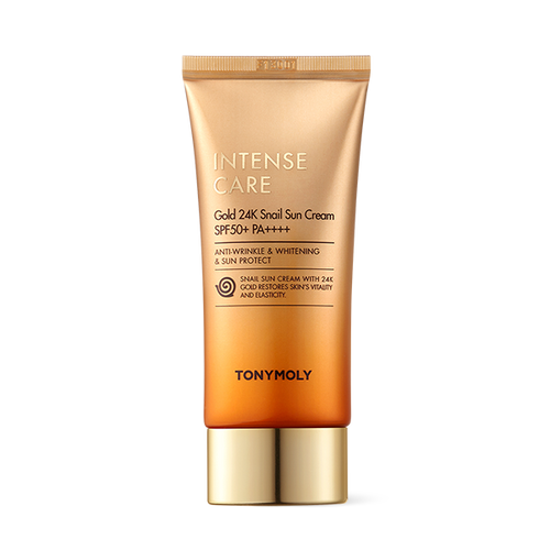 [tonymoly] Intense Care Gold24K Snail Sun Cream SPF50+ PA++++ 50ml - Premium  from a1d5f7 - Just $26! Shop now at Nsight Aesthetics