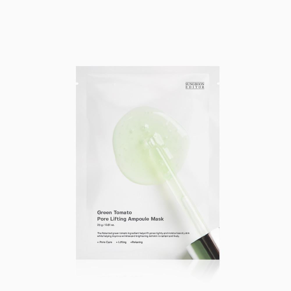 [SUNGBOON EDITOR] Green Tomato Pore Lifting Ampoule Mask 1ea 23g