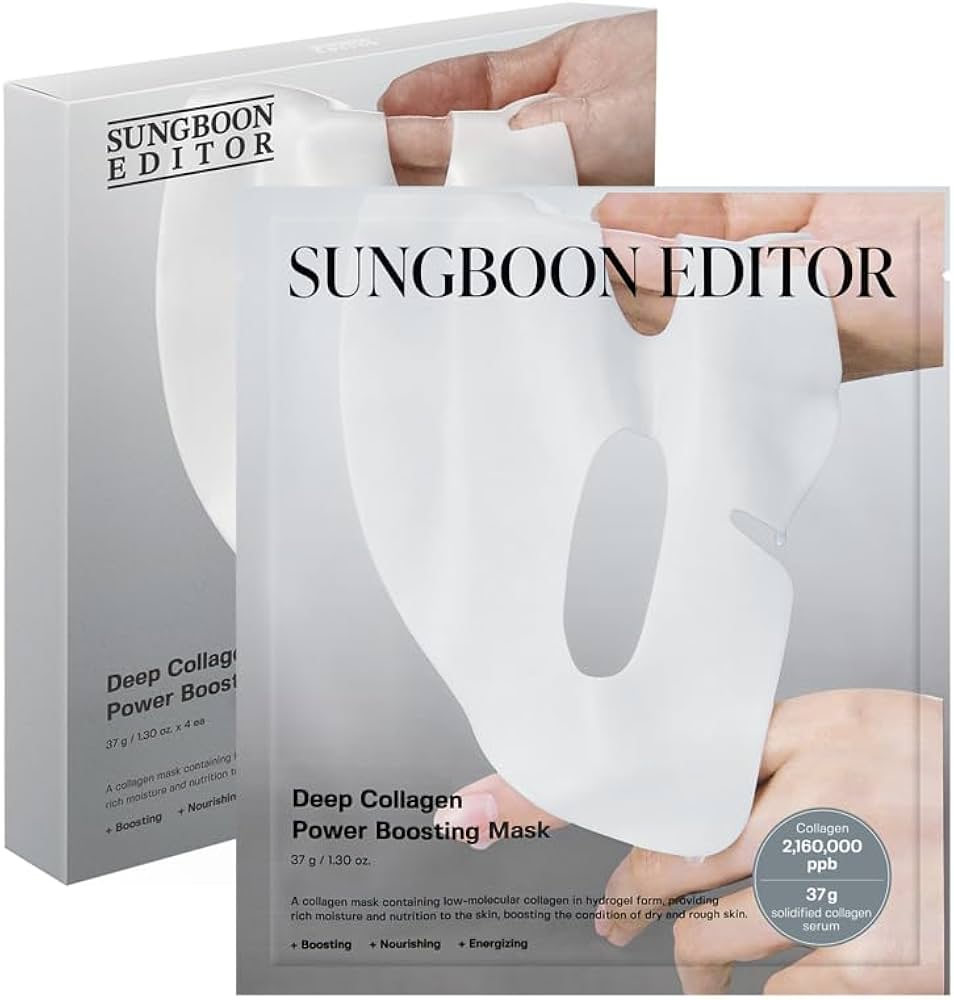 Sungboon editor deep collagen power booster 4 mask set