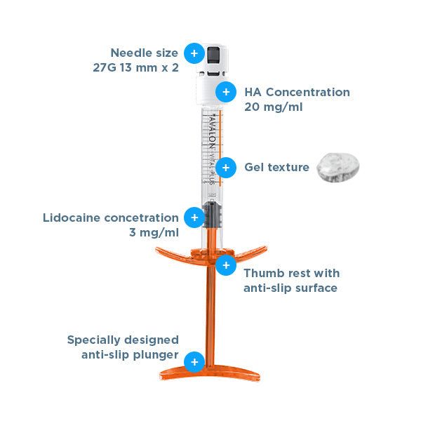 Avalon Vital Plus (RHA) Dermal Filler