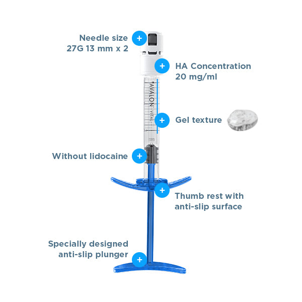 Avalon Vital (RHA) Dermal Filler