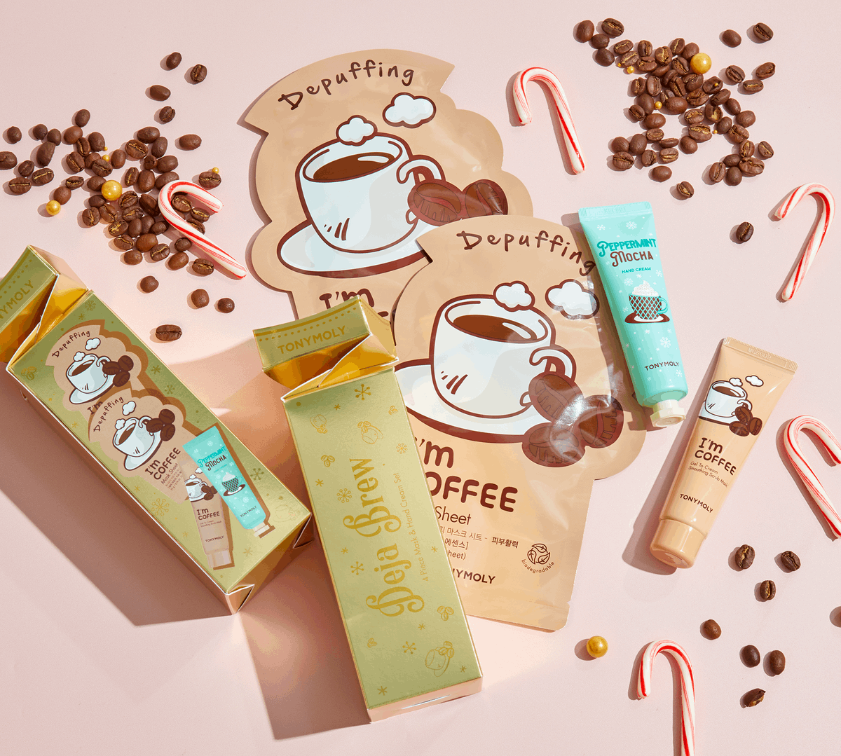 TONYMOLY - 4-Pc. Deja Brew I'm Coffee Mask & Hand Cream Set