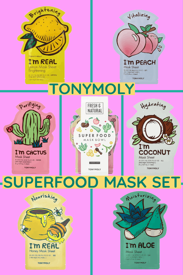 Tony Moly Superfood Mask Set