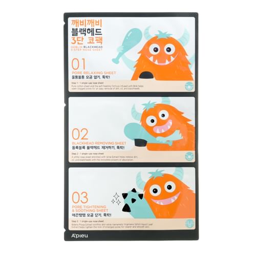 A'pieu Goblin Blackhead 3-Step Nose Pack