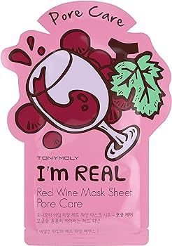 TONMOLY 4 piece On Cloud Wine Mask and Cream Gift Set