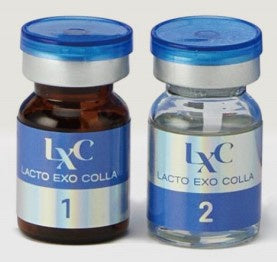 Lacto Exo Colla (Lacto Ginseng + Camellia + PDRN + Collagen) 1 Exosome Freezed Dried Ampoule 100mg + 1 PDRN Collagen Peptides Ampoule 6ml