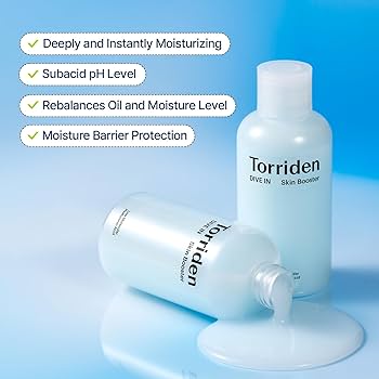 Torriden Dive in Series Travel Kit - Cleanser (30ml) Toner (50ml), Serum (20ml), Cream (20ml)