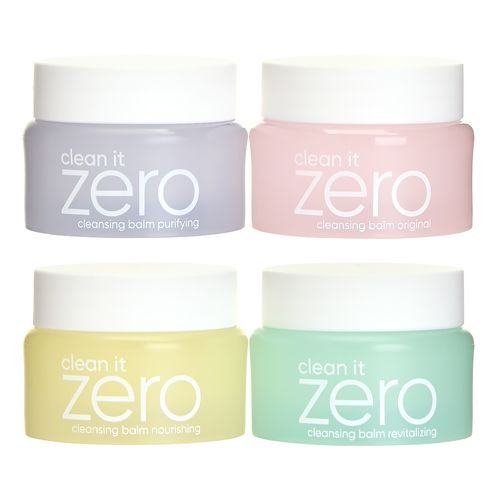 Banilaco Clean it Zero Cleansing Balm Set Travel Size (4) 7ml | Original, Purifying, Revitalizing, and Nourishing