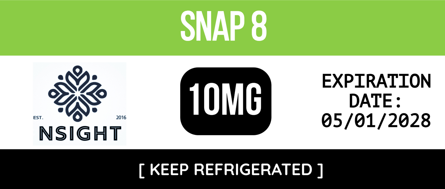 SNAP8 Anti Wrinkle Peptide (Acetyl Octapeptide-3) 10mg