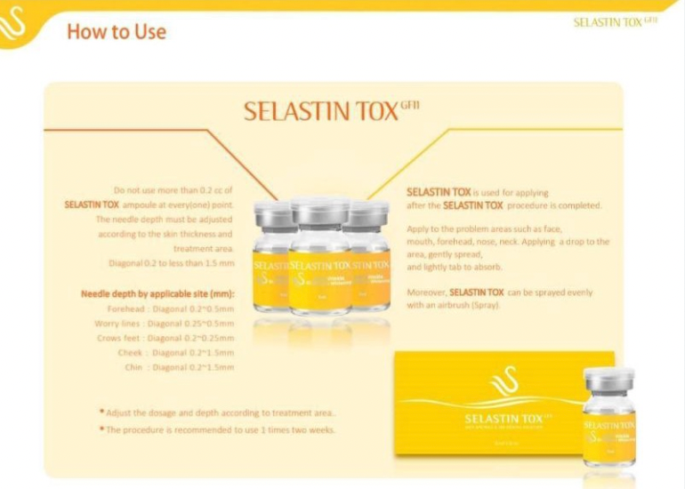 Selastin Tox Korean Skin Booster