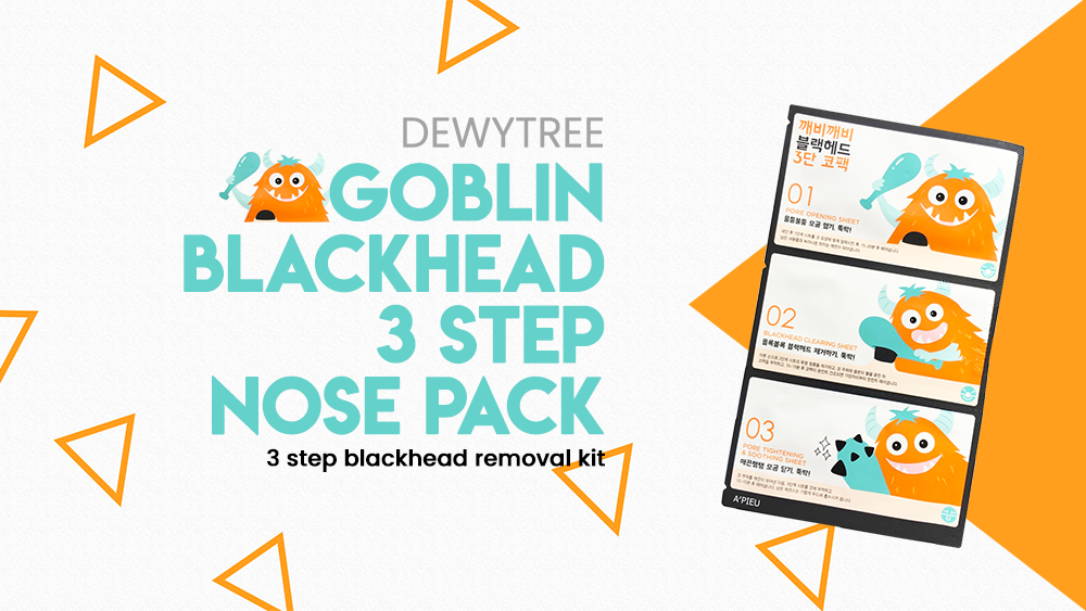 A'pieu Goblin Blackhead 3-Step Nose Pack