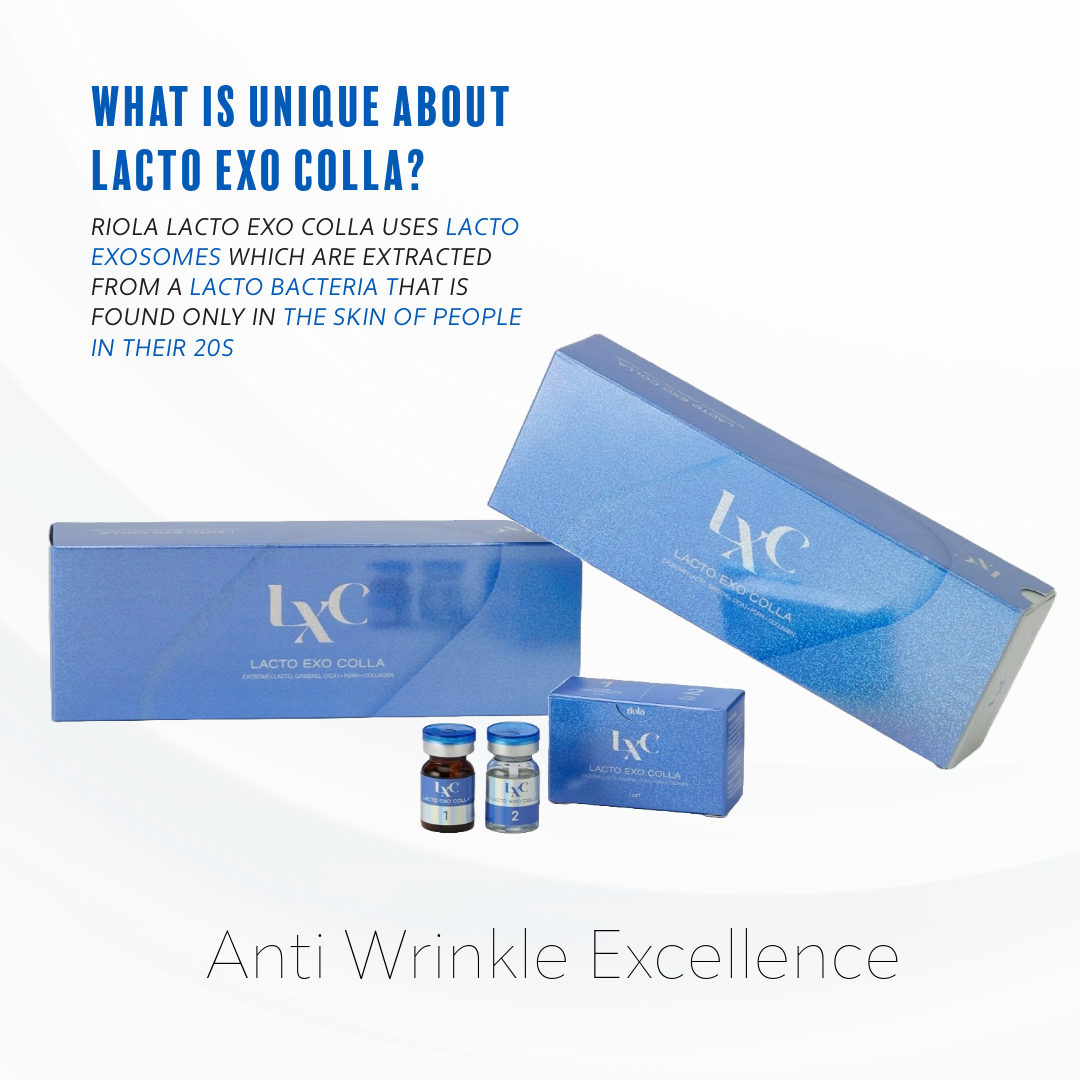 Lacto Exo Colla (Lacto Ginseng + Camellia + PDRN + Collagen) 1 Exosome Freezed Dried Ampoule 100mg + 1 PDRN Collagen Peptides Ampoule 6ml