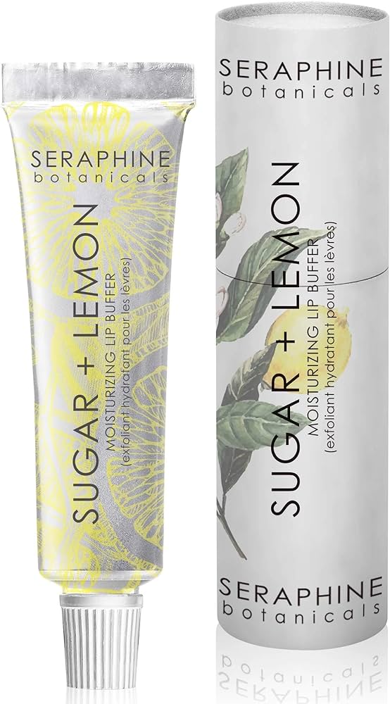 Seraphine Botanicals
Sugar+Lemon Moisturizing Lip Scrub