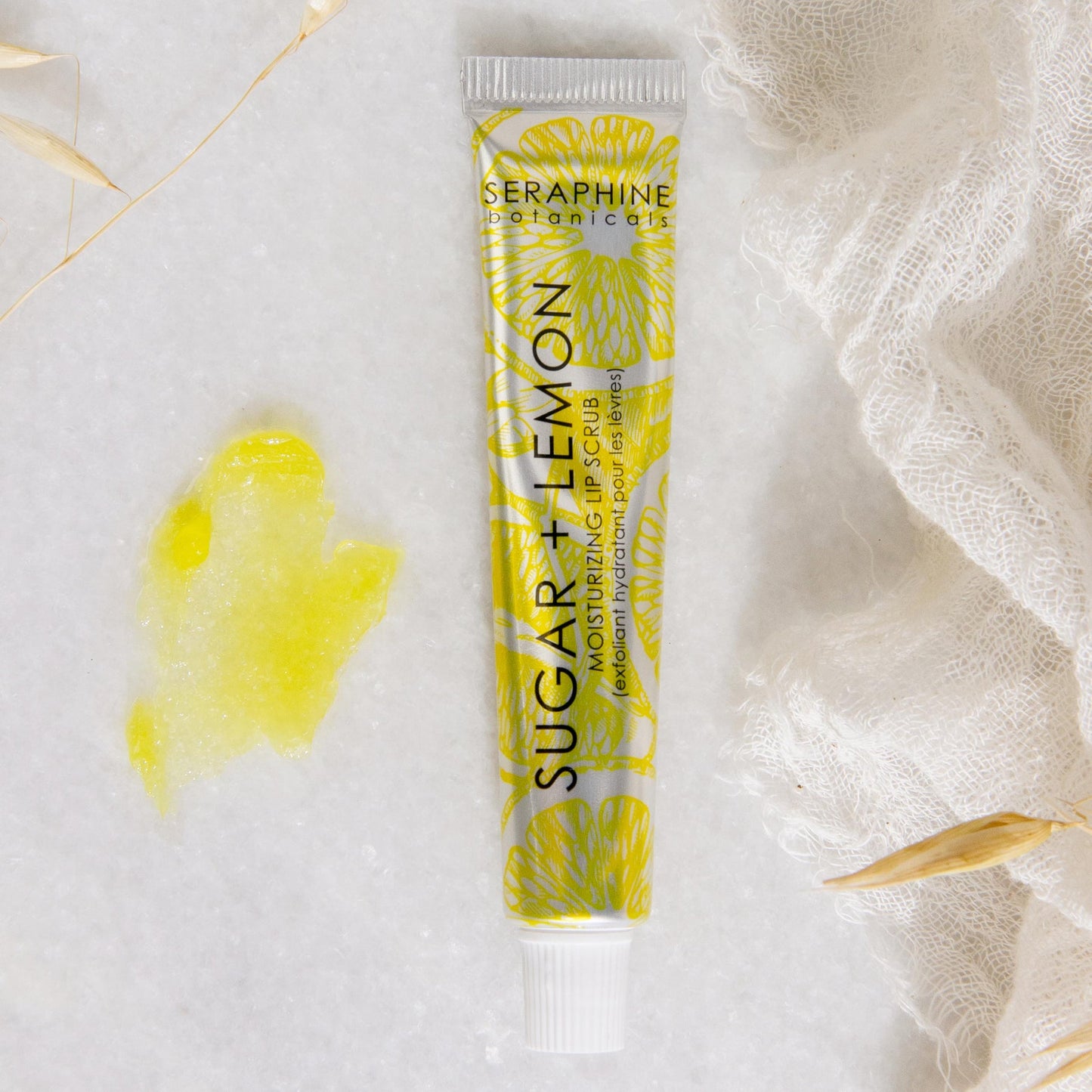 Seraphine Botanicals
Sugar+Lemon Moisturizing Lip Scrub