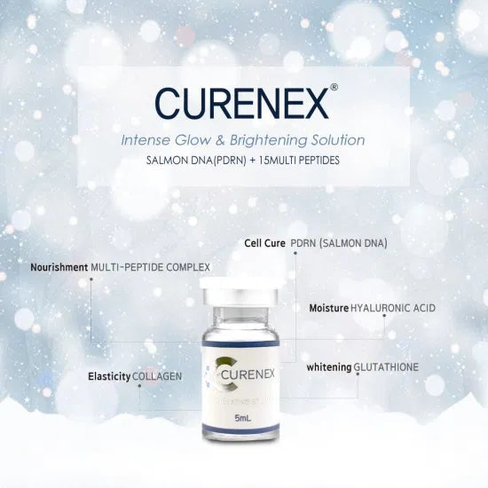 Curenex Snow Peel with PDRN - (1) 5ml Vial + (1) 3ml Activator Vial