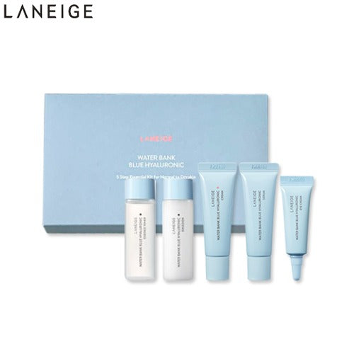 LANEIGE - Water Bank Blue Hyaluronic | Anti  Aging - 5 Step Essential Travel Size