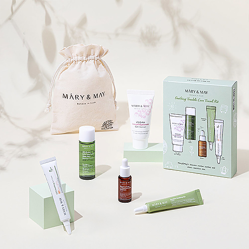 Mary & May Soothing Trouble Care Travel Kit - Bag Included